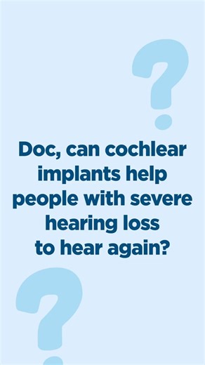 In this episode of Ask Your TMC Doc, Dr. Nathaniel Yang, ENT Specialist and Cochlear Implant Surgeon, shares expert insights on how this advanced hearing solution can restore sound and transform lives. Learn how cochlear implants work, who can benefit from them, and what to expect from the procedure. | The Medical City
