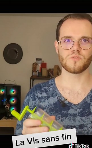 Le fonctionnement de la vis sans fin - Expérience