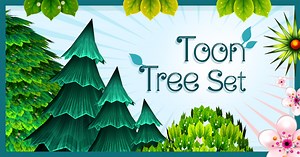 Toon Tree Set | 3D Trees | Unity Asset Store