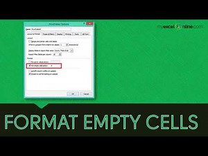 How To Fix Excel Pivot Table Empty Cells