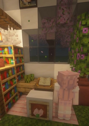 Cozy Minecraft Desk Tutorial