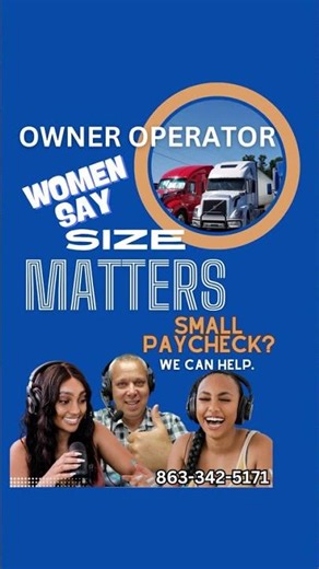 Owner Operators ready to level up — JOIN THE BEST TRUCKING COMPANY IN FLORIDA! CALL 863-342-5171