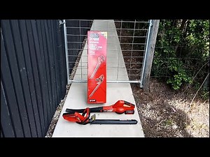Ozito 18v hedge trimmer review and test