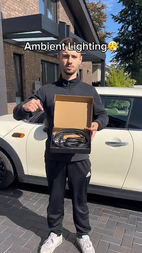 Putting our ambient lighting on a Mini Cooper🤩(Get your lights through the link in our bio) #cars #car #carguy #tuner #cargram #mini | RoadGlow US