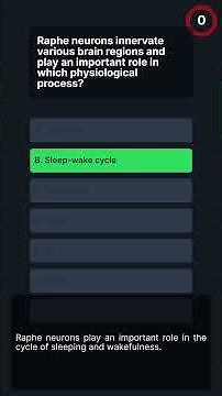 USMLE QUIZ, Neurotransmitter Functions & Roles