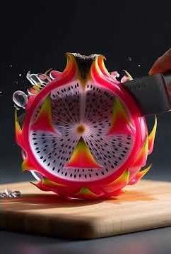 The Most Satisfying Dragon Fruit Cut You’ll Hear 🥝 ASMR