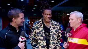 82K views · 1K reactions | Demarcus Robinson talks about catching the no-look pass from Patrick Mahomes | The Kansas City Chiefs | Facebook