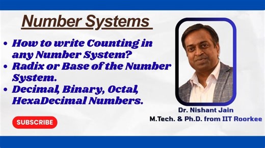 Mastering Number Systems: Counting in Any Base (Decimal, Binary, Octal, Hexadecimal) | Morris Mano | Nishant Jain
