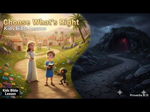 Choose What’s Right | Kids Bible Lesson | Proverbs 8:13