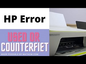 Print with MCM Refills | Counterfeit Cartridge Error | HP Printer