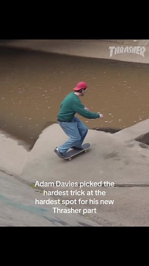 Adam Davies vs. the river gap for his new @Thrasher Magazine part⛵️🤯 #skateboarding #skate #skating #thrashermag #skateboard #ccsskate