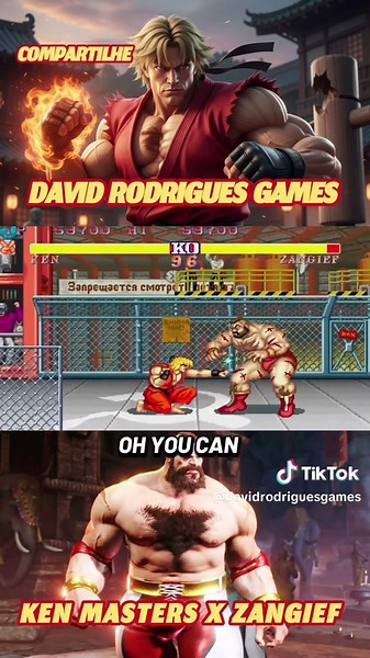 Ken Masters vs Zangief: Street Fighter Gameplay