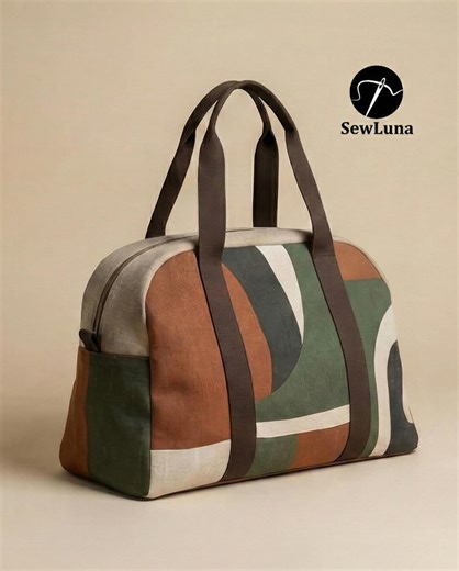 Arched Duffle Bag Sewing Pattern | DIY Weekender Travel Bag (PDF Download) - Etsy