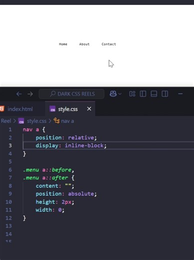 Enhance CSS Skills with a Double Line Menu Indicator