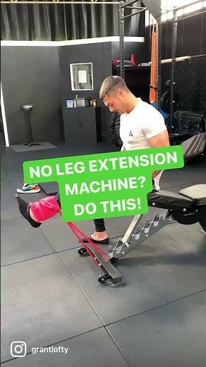 Leg Extensions with Resistance Band