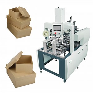 [Hot Item] Automatic Box Edge Mounting Machine Box Angle Pasting Machine