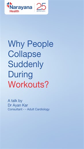 Sudden collapse during a gym workout should never be ignored. It is often the first visible sign of an underlying cardiac problem. In this talk, the doctor explains why symptoms like dizziness, chest discomfort, or breathlessness during exercise need immediate medical evaluation - especially for those starting a new fitness routine. A basic health and cardiac check before joining the gym can uncover hidden risks and help you exercise safely. Prevention saves lives. #HeartHealth #GymSafety #Exerc