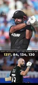 ind vs nz 3ed match 2026 Daryl Mitchell