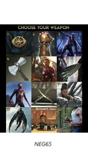 Only TRUE Marvel Fans Can Choose ONE Weapon 😱🔥”