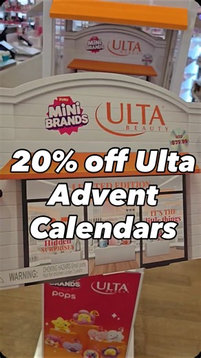 Score 20% off the new Ulta advent calendars and beauty boxes TODAY ONLY! (Oct 8th) 😍 Perfect time to grab these in case they sell out and score some savings too! ❄️ Comment ULTA and we’ll DM you the deal!! @ultabeauty @mini_brands_official | Hip2Save