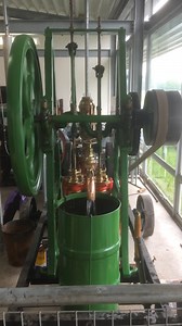 At Waterworks Museum - Hereford we like our engines to pump water ... here is our Joseph Evans twin water pumps (1920s)