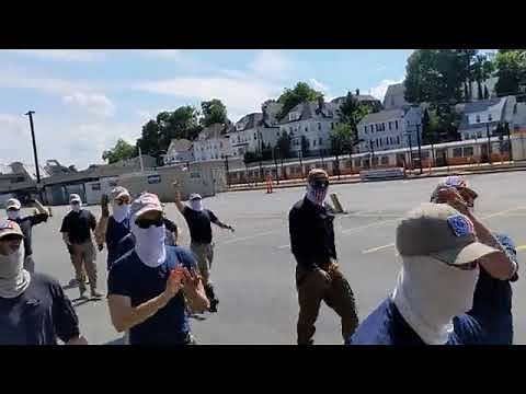 White supremacist group Patriot Front prepares to march in Boston