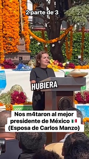 975K views · 47K reactions | Perdió momentos importantes con sus hijos por su pueblo de uruapan ( esposa de Carlos Manzo) Creo yo que no podemos ser indiferentes con la Mu3rt3 de nuestro presidente levantemos la voz #michoacanoenruta #CarlosManzo #2parte #Comparte | Michoacano en ruta | Facebook
