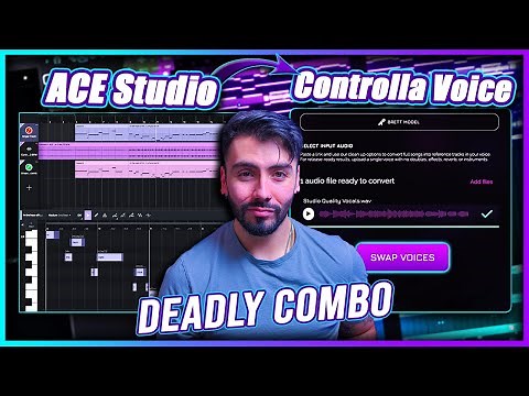 Using Controlla Voice To Swap ACE Studio Vocals (with my own voice)