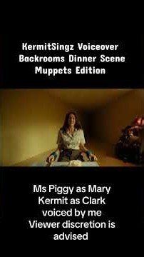 Backrooms Movie Dinner Scene Muppets Edition 🎥 #backrooms #muppets #kermit #mspiggy #voiceover