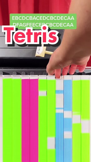Tetris Song Piano Tutorial on The Ruby Piano