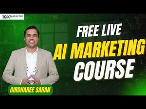 Free Live AI Marketing Course: Master AI Tools & Strategies |Digital Marketing with AI Course (2025)