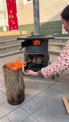 Gasification Stove Rural Heating Dual-Fuel Heating Stove Winter Essential Prepare..
