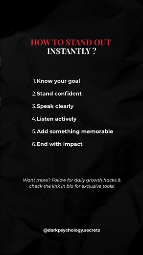 How to Stand Out Instantly (6 Steps You Can Use Today!)