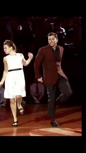 Stephene Sayer dances with Chanzie to the rhythm of 'Nitty Gritty' (Shirley Ellis)