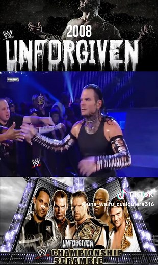 WWE Unforgiven 2008 - Triple H vs Jeff Hardy vs Shelton Benjamin vs MVP vs The Brian Kendrick(Championship Scramble Match for The WWE Championship)#wwe #wrestling #prowrestling #tripleh #jeffhardy