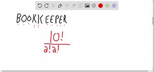 SOLVED:Find the number of distinguishable permutations of the letters in the word bookkeeper.