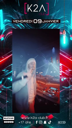 Vendredi rendez-vous au @K2A Club 🥳 📸: LaCapucheDj