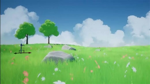 虚幻引擎5.6 ! 制作风格化草地！完整教程（吉卜力风格）