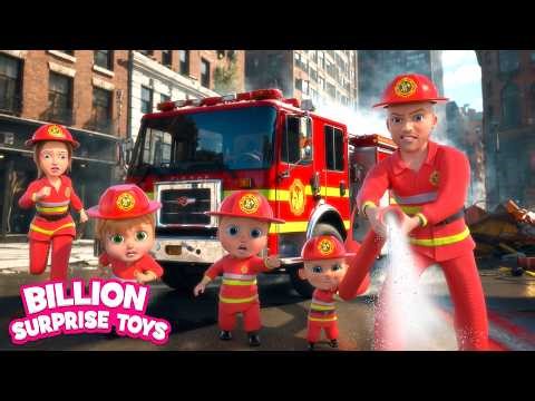 Oops! Fire Truck Mishap! 🚒💦 Funny Firefighter Fails!