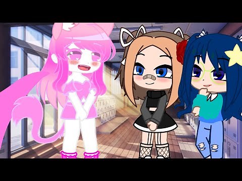 Gacha heat school || Gacha club || pixie and trixie