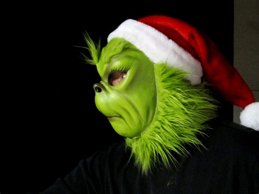 The Grinch Mask: Neoprene Latex With Santa Hat & Fur - Etsy Canada