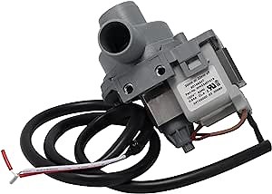 Supplying Demand WH23X27419 WD-5470-09 Clothes Washer Drain Pump Motor Replacement With Wiring