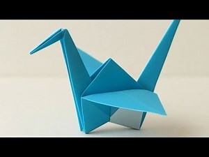 how to fold the Paper Sadako Origami Crane step by step| easy and fun origami