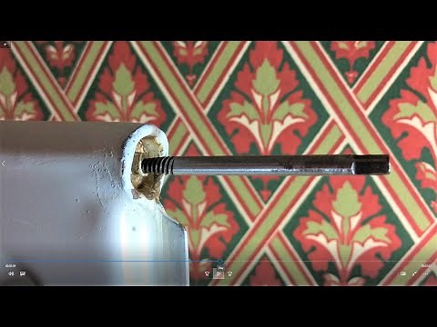 DIY plumbing - FIX removing radiator bleed valve that has been rounded with the radiator bleed key.