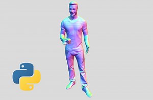 Pythonで写真の3D化が可能なPIFuHDをインストール