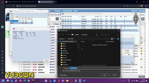 Configure N1MM for ARSI VU DX Contest