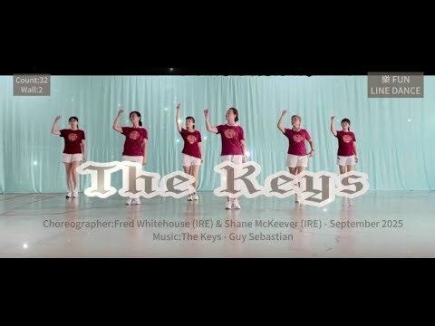 The Keys Line Dance--世界排舞 樂FUN--Level:Intermediate