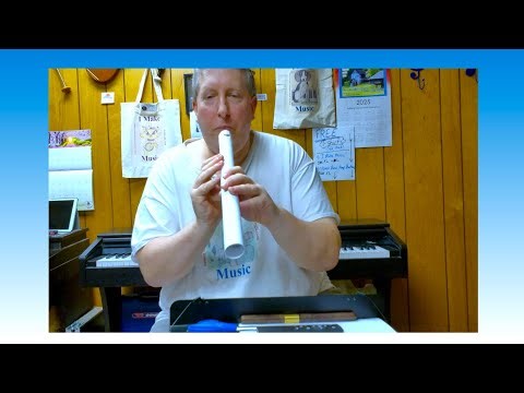 Making a Flute Out of Paper (that actually plays!)