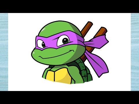 رسم سلاحف النينجا خطوة بخطوة | Ninja Turtles Drawing for Kids