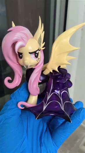 MLPcustom on Instagram: "Flutterbat! She’s back!🦇😱 MLP Fluttershy Bat Pony Redesign Figure #mlpcustom #mlpart #mlpredesign #fluttershy #mylittlepony"